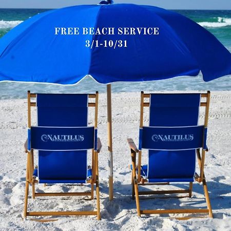 Nautilus 2408 Gulf View 2 Bedroom 4Th Floor Free Beach Service フォート・ウォルトン・ビーチ エクステリア 写真