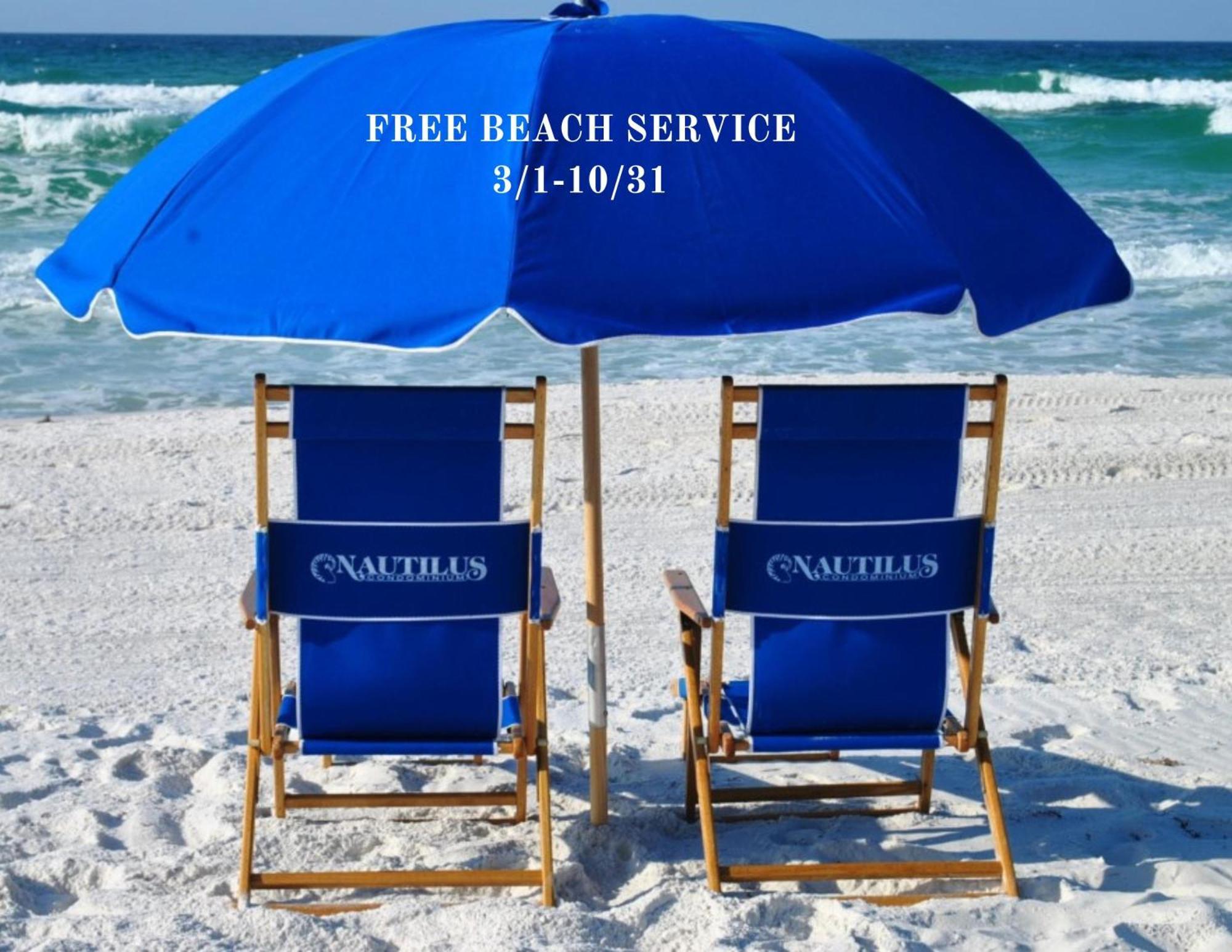 Nautilus 2408 Gulf View 2 Bedroom 4Th Floor Free Beach Service フォート・ウォルトン・ビーチ エクステリア 写真